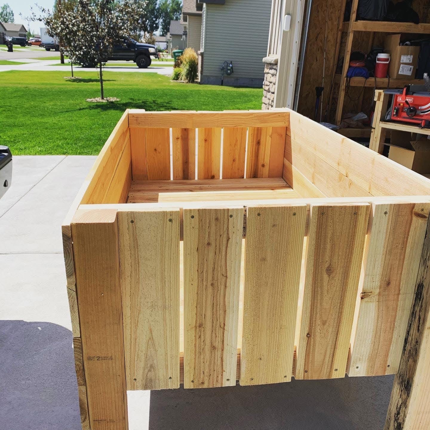 wooden box planters design DIY planter box plans