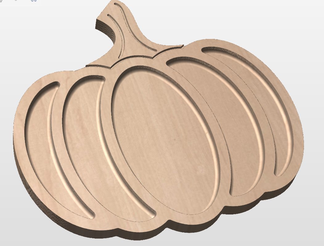 Pumpkin serving tray svg. file